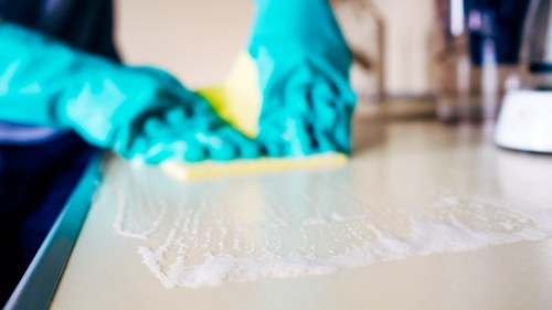 Mattress inspection and stain treatment during cleaning in Turnpike Lane