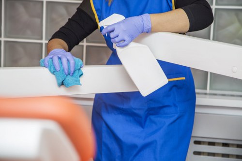 Professional curtain cleaning service removing dust and odours